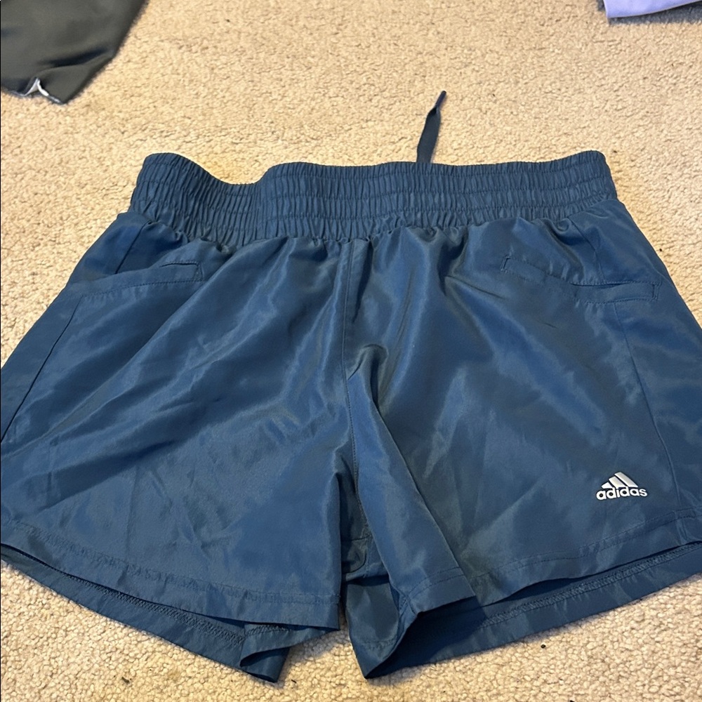 Adidas Navy Blue Sports Shorts